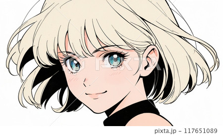 80年代・90年代レトロかわいい女の子 117651089