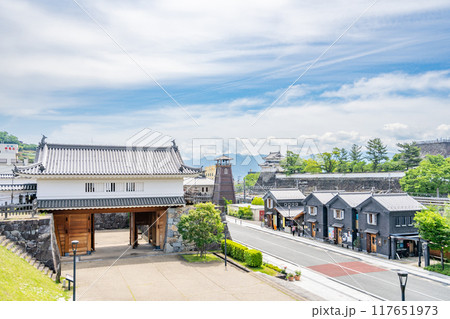 甲府駅北口　甲府城山手渡櫓門と甲府時の鐘　甲州夢小路　甲府城稲荷櫓　甲府城天守台 117651973