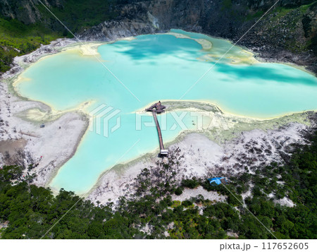 Kawah Putih (White Crater) is an acid lake in Bandung, Indonesia Kawah Putih (White Crater) is an acid lake in Bandung, Indonesia 117652605