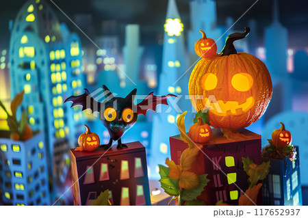 楽しいハロウィンのモンスターたち-2 117652937
