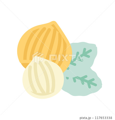 ヘーゼルナッツ　イラスト 117653338