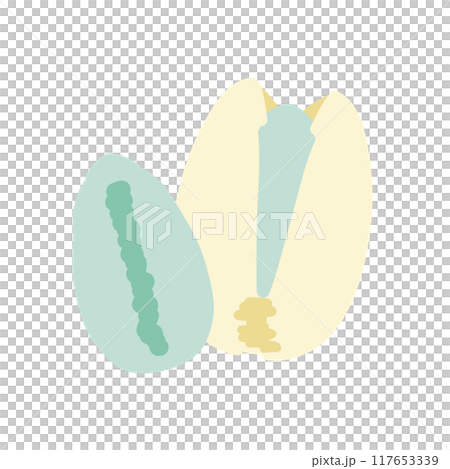 ピスタチオ　イラスト 117653339