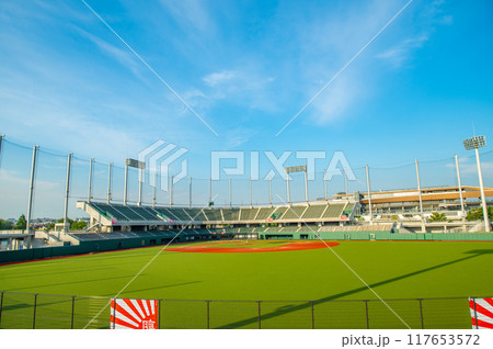 整備された野球場 117653572