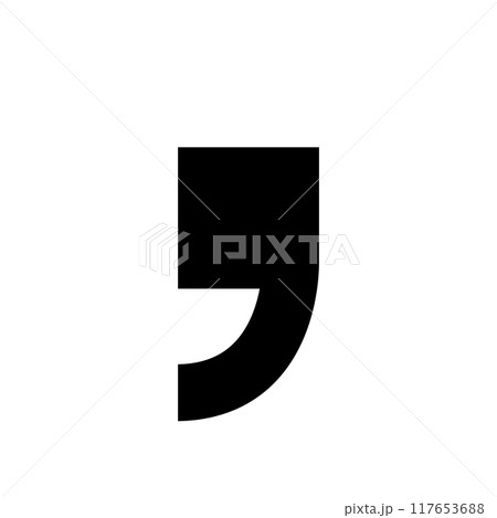 comma symbol icon 117653688