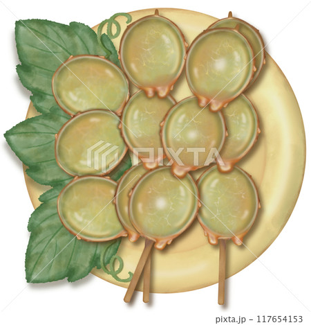Grape tanghulu candied coating syrup of Chinese snacks fruits,Sweet dessert skewer hand drawn illustrations. Grape tanghulu candied coating syrup of Chinese snacks fruits,Sweet dessert skewer hand drawn illustrations. 117654153