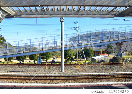 鹿島臨海鉄道大洗鹿島線、鹿島サッカースタジアム駅から大洋駅までの車窓風景(2022年冬) 117654270