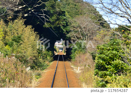 鹿島臨海鉄道大洗鹿島線、鹿島サッカースタジアム駅から大洋駅までの車窓風景(2022年冬) 117654287