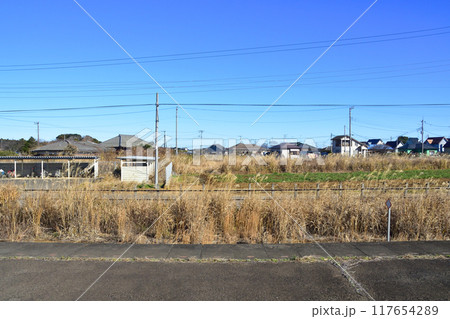 鹿島臨海鉄道大洗鹿島線、鹿島サッカースタジアム駅から大洋駅までの車窓風景(2022年冬) 117654289