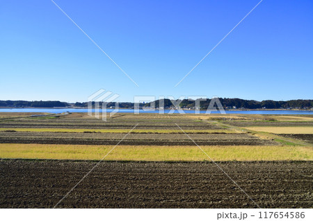 鹿島臨海鉄道大洗鹿島線、大洋駅から涸沼駅までの車窓風景(2022年冬) 117654586