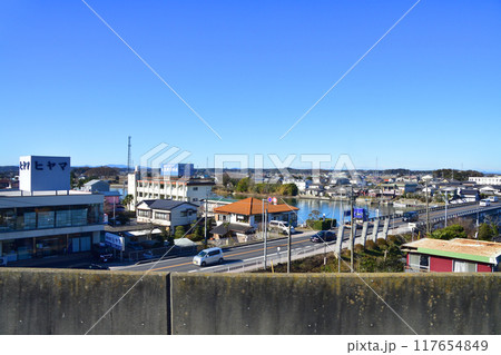 鹿島臨海鉄道大洗鹿島線、涸沼駅から水戸駅までの車窓風景(2022年冬) 鹿島臨海鉄道大洗鹿島線、涸沼駅から水戸駅までの車窓風景(2022年冬) 117654849
