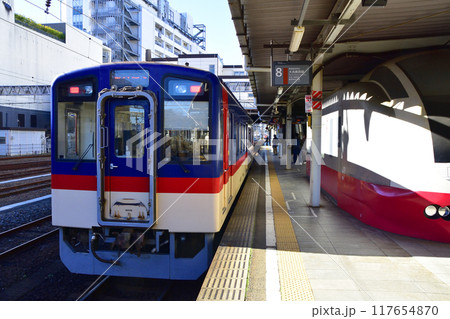 鹿島臨海鉄道大洗鹿島線、涸沼駅から水戸駅までの車窓風景(2022年冬) 117654870