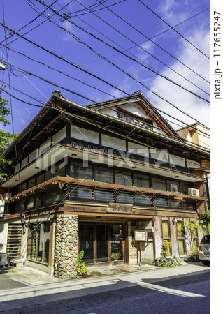 奥津温泉　温泉街　岡山県鏡野町 117655247