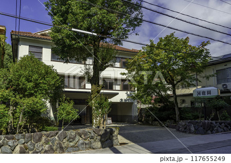 奥津温泉 温泉街 岡山県鏡野町 奥津温泉 温泉街 岡山県鏡野町 117655249