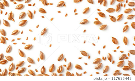 Flax seeds. Generative AI 117655445