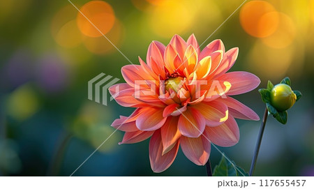 Flower in blossom. Generative AI 117655457