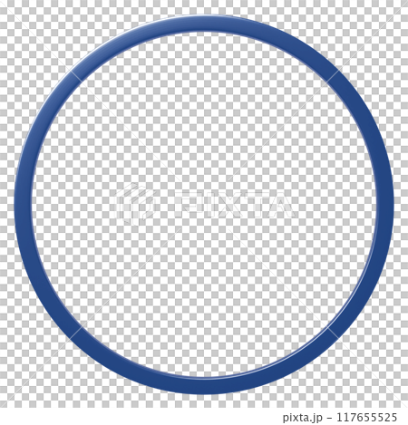 3D材質_金屬框_藍色 117655525