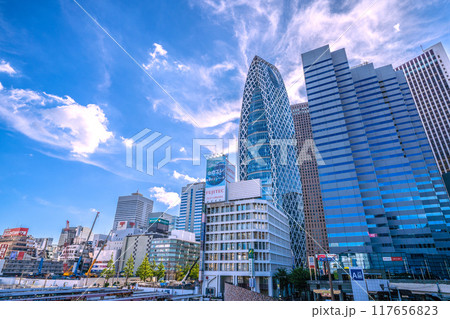 日本の東京都市景観 新宿駅西口再開発…区画整理事業…＝令和6年8月20日 117656823