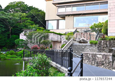 森の中の小さな橋 森の中の小さな橋 117657244