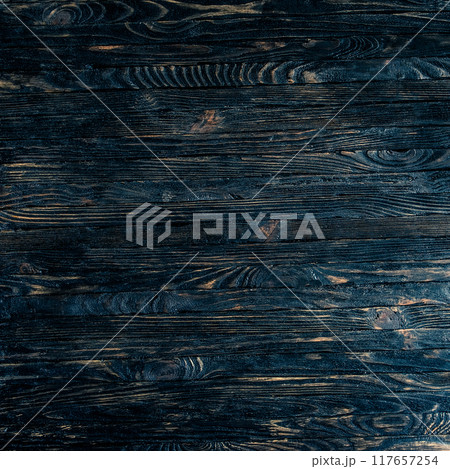 Black wooden background 117657254