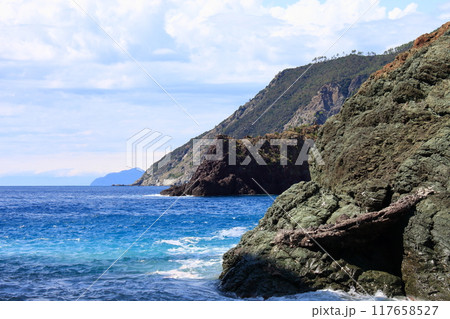 Framura cliff and bay, Five Lands national park 117658527