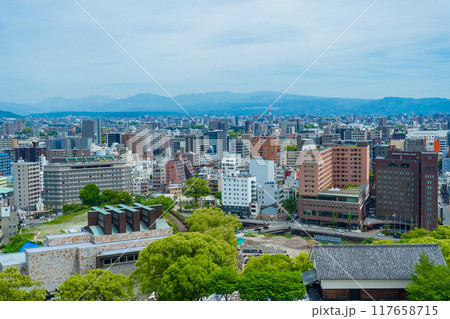 熊本城から見渡す熊本市街 熊本城から見渡す熊本市街 117658715