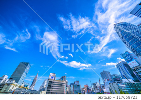 日本の東京都市景観 新宿駅前や西口再開発…区画整理事業(画面右側)などを望む…=令和6年8月20日 日本の東京都市景観 新宿駅前や西口再開発…区画整理事業(画面右側)などを望む…=令和6年8月20日 117658723