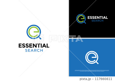 Creative elegant search logo vector design template Creative elegant search logo vector design template 117660811