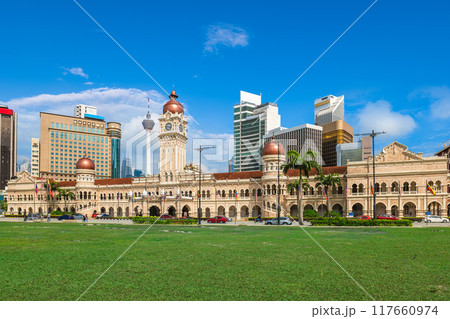 Sultan Abdul Samad building at Independence Square in Kuala Lumpur, Malaysia 117660974