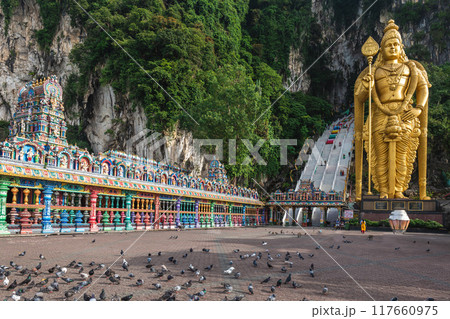 batu caves, a mogote located at kuala lumpur in malaysia 117660975