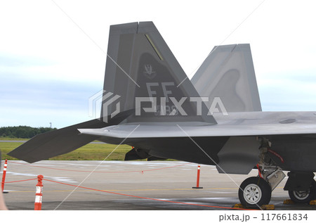 F-22 ラプター　尾翼 117661834
