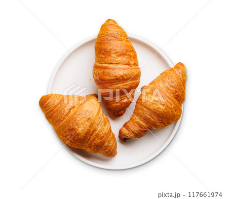 Fresh croissants Fresh croissants 117661974