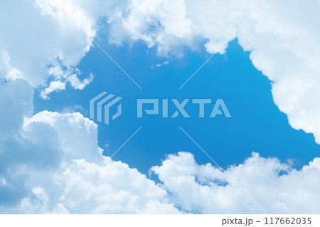 Blue sky with clouds 117662035