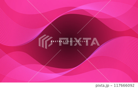 Abstract pink red wave curve geometric luxury background vector 117666092