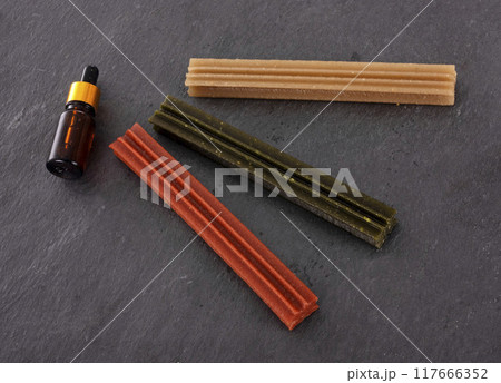 CBD dog treats in studio CBD dog treats in studio 117666352