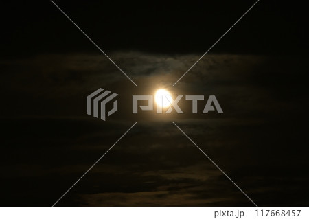 水無月、月齢17.6立待月は薄月 水無月、月齢17.6立待月は薄月 117668457