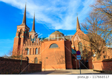 Roskilde Cathedral in Denmark. UNESCO World Heritage Site 117668517