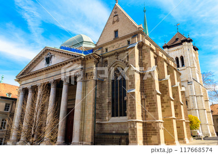 St. Peter's Cathedral in Geneva, Switzerland St. Peter's Cathedral in Geneva, Switzerland 117668574