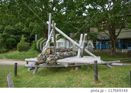 展示された聖牛 展示された聖牛 117669348