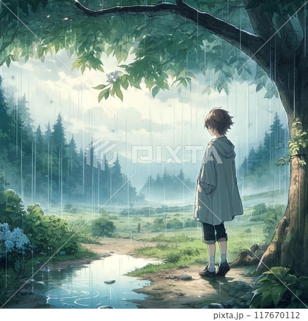大樹の下で雨宿り 117670112