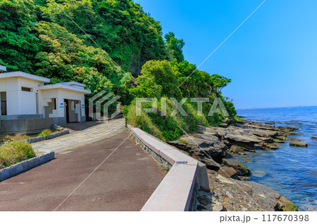神奈川県 横須賀市 神奈川県立観音崎公園(海岸園地) 神奈川県 横須賀市 神奈川県立観音崎公園(海岸園地) 117670398