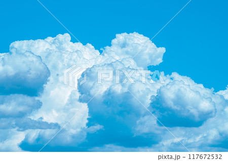青空を覆う夏の積乱雲　c-3 ライトカラー 117672532