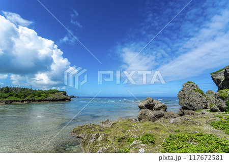 沖縄 海岸 海 沖縄 海岸 海 117672581