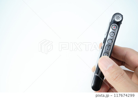 録音するボイスレコーダー 録音するボイスレコーダー 117674299