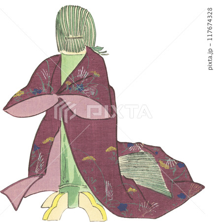 日本の郷土玩具 後の雛 日本の郷土玩具 後の雛 117674328