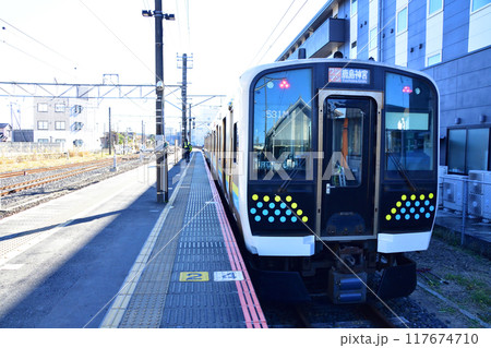 JR東日本、鹿島線佐原駅から鹿島神宮駅までの車窓風景(2022年冬) 117674710