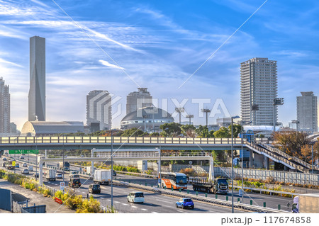 東京都江東区有明の都市風景　有明駅 117674858