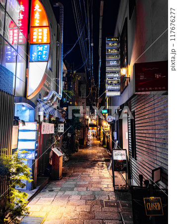 Views of Osaka street in Japan Views of Osaka street in Japan 117676277