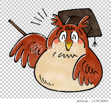 貓頭鷹教授很高興 貓頭鷹教授很高興 117678063