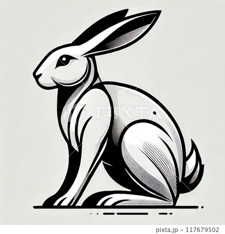 干支の兎 117679502