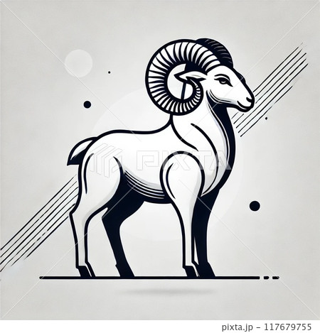 干支の未 117679755